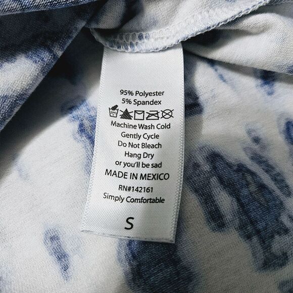 LuLaRoe Womens Top Multi-Color Size Small Polyester Blend Short Sleeve Pullover - Picture 6 of 12